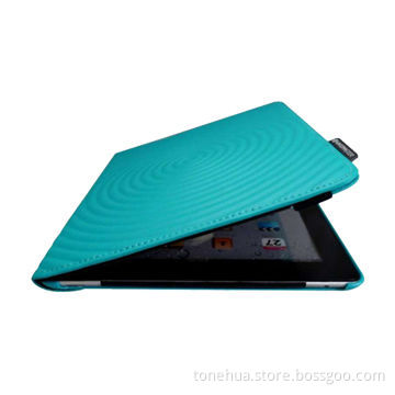 Flip Skin Leather Case for iPad Air, with 360-degree Rotation Function